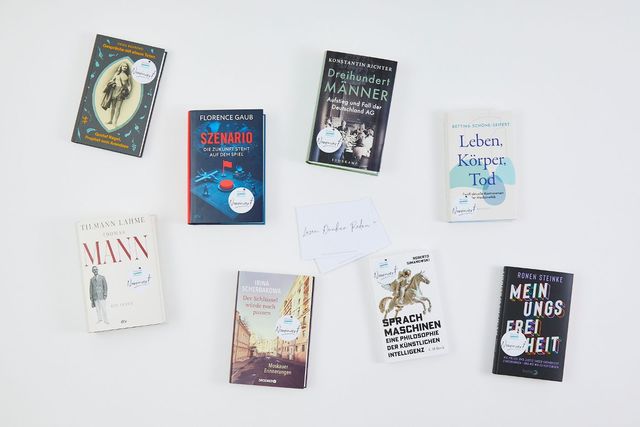 Die Buchcover der nominierten Bücher