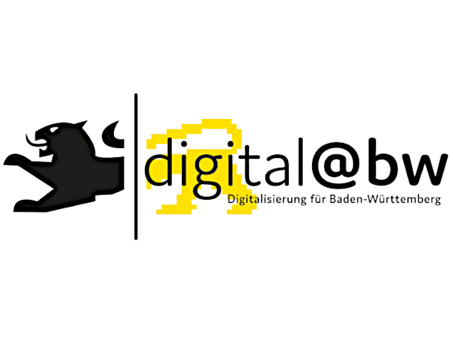 Logo digital @bw mit der Unterüberschrift Digitalisierung für Baden-Württemberg