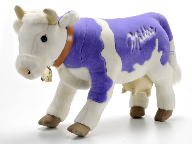 Milka-Kuh als Kuscheltier